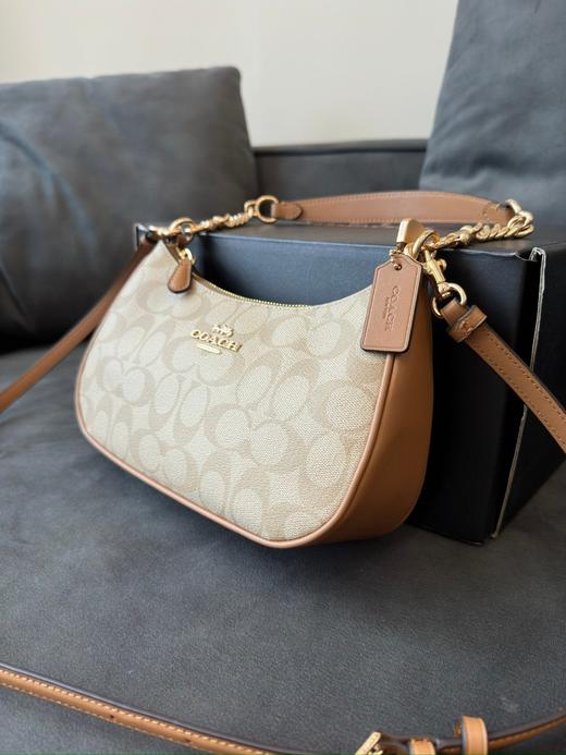 蔻家女包2024新款teri奶茶半月包单肩斜挎手提包腋下包 商品图1