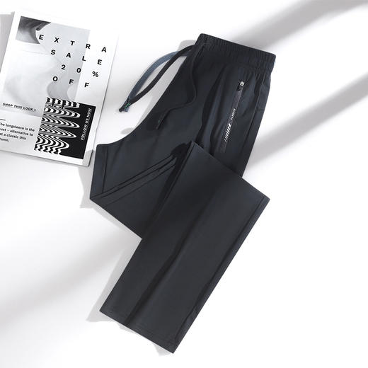 夏季【冰丝防晒裤】新款彩虹运动休闲裤 宽松透气直筒束脚男速干裤  商品图4