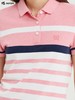波顿女装撞色条纹短袖polo衫_夏季翻领t恤透气显瘦修身上衣LT272222 商品缩略图4