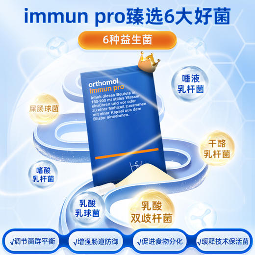德国原装Orthomol Immun pro奥适宝肠道营养呵护肠胃加强版益生菌 商品图1