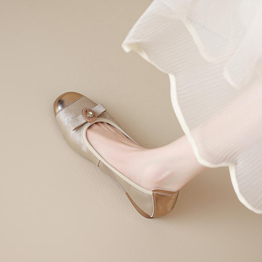 【预售5天】法式玛丽珍鞋，浅口低跟平底单鞋HCYYHD&5395 商品图3