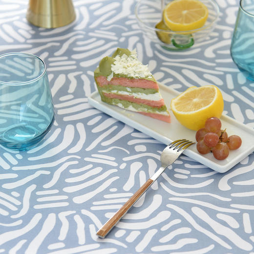 北欧线条系列茶旗轻奢高端桌旗茶几田园复古 商品图3