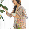 宝石系列家居服睡衣女套装纯棉薄款复古风高级感夏季 商品缩略图0