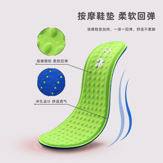 萨拉曼夏季透气软底飞织鞋面不弯腰一脚蹬轻便闪穿健步鞋SLM97095 商品图4