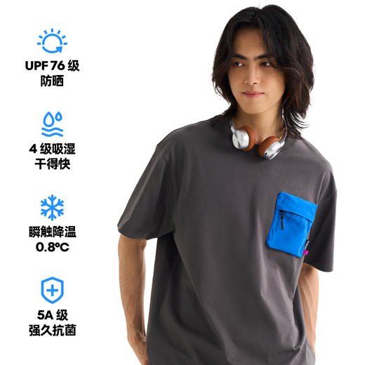 CityPop 防晒凉感 T恤「宽松版型，喜欢合身拍小一码」 商品图1