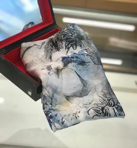 优品堂【红尘画卷】100%桑蚕丝长巾