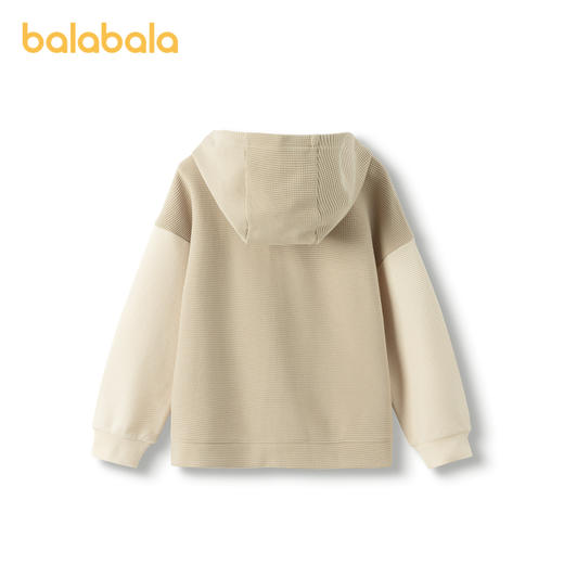 巴拉巴拉童装儿童外套女童秋装新款中大童华夫格连帽甜美上衣 商品图2