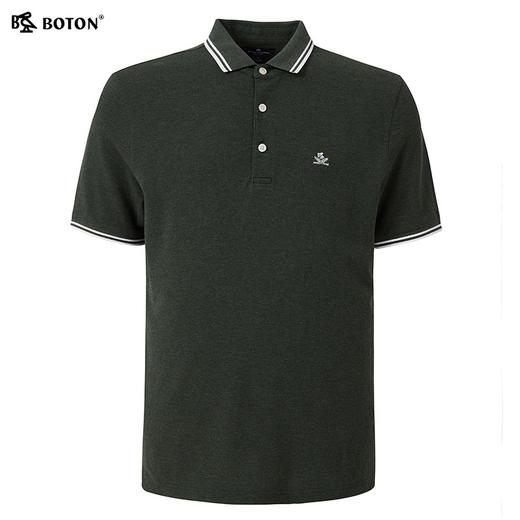 波顿男装保罗polo衫短袖夏季商务休闲翻领t恤针织纯棉高级感上衣MT897222 商品图5