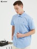 波顿夏季短袖纯色衬衫男士高端潮流美式休闲大码纯棉衬衣MS886222 商品缩略图2