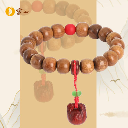 灵山木迦·吉庆有余金丝楠木手钏 商品图0