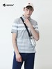 波顿短袖polo衫夏天浅蓝色条纹男士翻领上衣夏季纯棉t恤MT657220 商品缩略图3