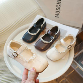 【新款韩版皮鞋，时尚单鞋爆款】2024春秋新款女童皮鞋 韩版软底软面 时尚单鞋 网红爆款 小中童跳舞鞋-QQ