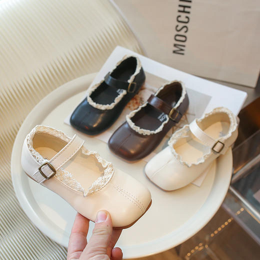 【新款韩版皮鞋，时尚单鞋爆款】2024春秋新款女童皮鞋 韩版软底软面 时尚单鞋 网红爆款 小中童跳舞鞋-QQ 商品图0