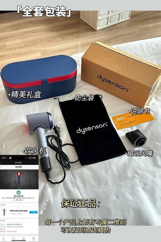 d*s控股 高速吹风机负离子养发吹风机 商品图1