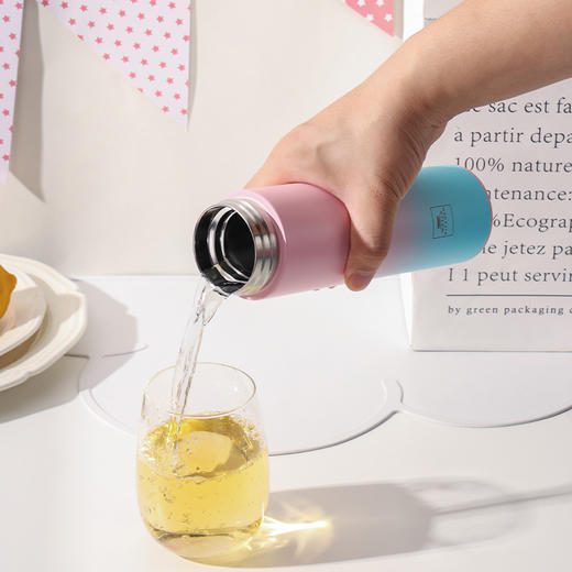 康宁 数显保温杯500ml WK-BH50J55C-JY-KZ 雅蓝粉 商品图3