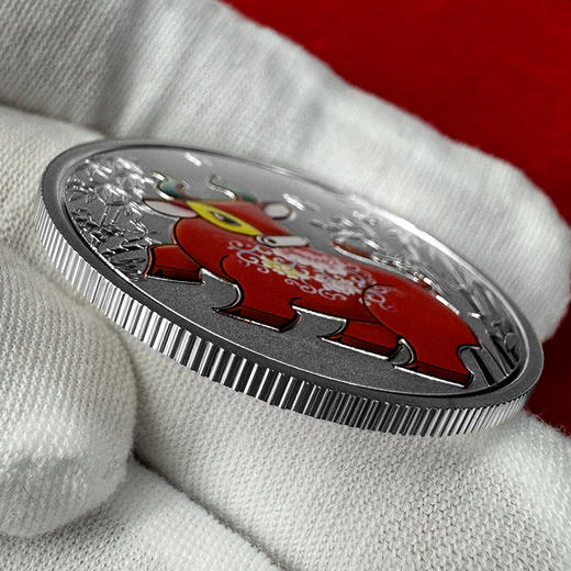 牛年彩色银章 含纯银18克 封装评级 带礼盒 商品图6