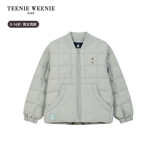 TeenieWeenie Kids小熊童装冬季男女童宝纯色刺绣羽绒服TKJD248C72H 商品图4