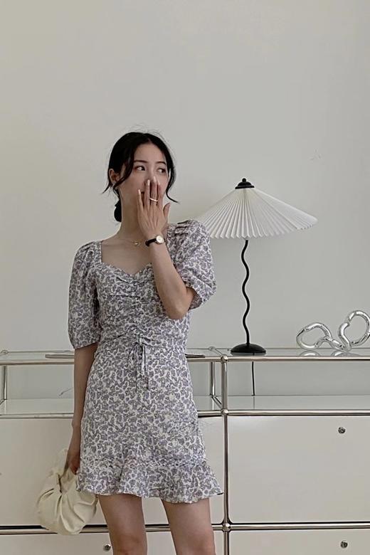 L.Fleuri 方领碎花衬衣半裙套装 16243 商品图2