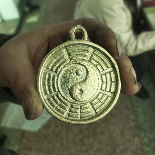 八卦透光镜八卦镜道家铜镜青铜透光镜透光八卦铜镜仿古铜镜 商品图5