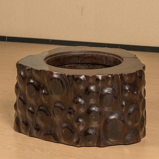 二十世纪 鸡翅木雕树瘤大画缸 商品图4