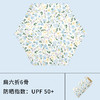 都市丽人Cosmo Lady外花黑胶防晒超小六折伞（花间册）YX3107 商品缩略图0