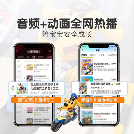 啦咘啦哆安全系列 啦咘啦哆警长/杜兵警员/小蝶警员毛绒公仔 安全有声故事卡 商品图5