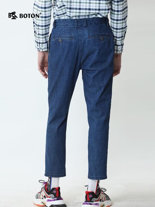 波顿年春夏季薄款牛仔裤男士百搭直筒韩版修身高端品牌裤子MF719220 商品图1