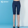 【第2件半价！尾货清仓不退换】波顿_女式弹力紧身中裤牛仔裤_薄款_修身显瘦七分裤LE398 商品缩略图1