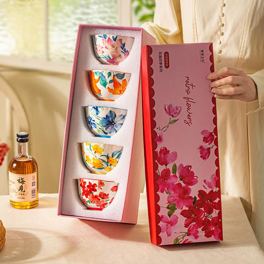 摩登主妇中式米饭碗家用2024新款吃饭碗国风陶瓷餐具特别好看的碗 商品图0