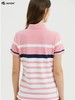 波顿女装撞色条纹短袖polo衫_夏季翻领t恤透气显瘦修身上衣LT272222 商品缩略图2