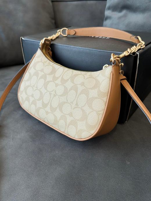 蔻家女包2024新款teri奶茶半月包单肩斜挎手提包腋下包 商品图4