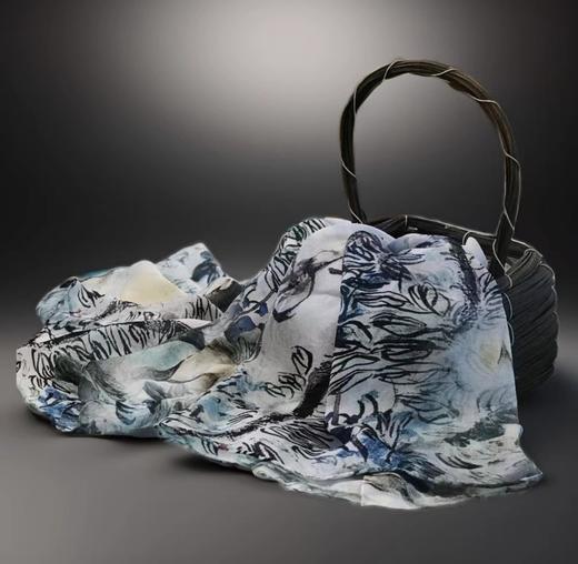 优品堂【红尘画卷】100%桑蚕丝长巾 商品图4