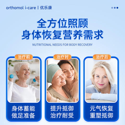 德国Orthomol奥适宝iCAre优乐康德国术后恢复化疗后营养品滋补营养素 商品图1