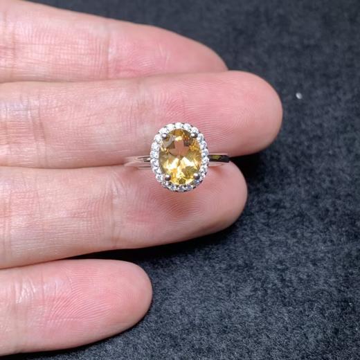 黄水晶戒指 商品图0