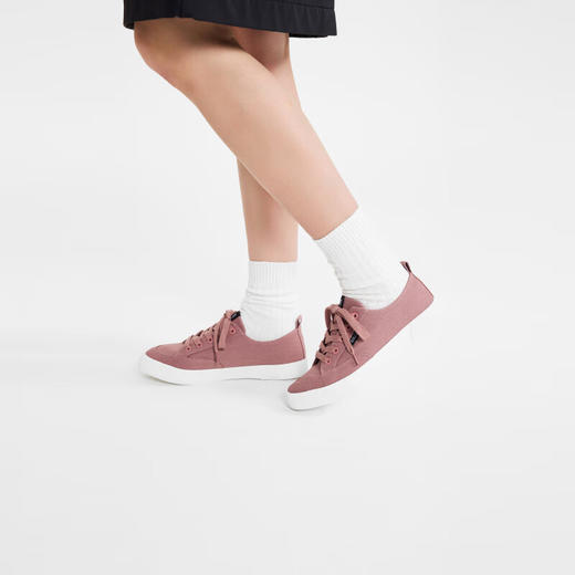 艾高 矮帮帆布休闲鞋女  NB694-F 雾玫瑰色.【鞋底有膜，试穿小心】 商品图1