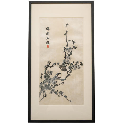 湘绣梅开五福绣片镜框 商品图5