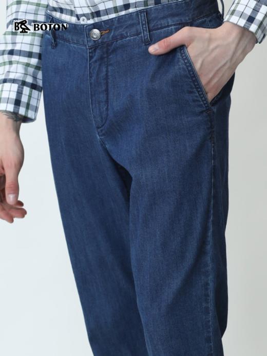波顿年春夏季薄款牛仔裤男士百搭直筒韩版修身高端品牌裤子MF719220 商品图2