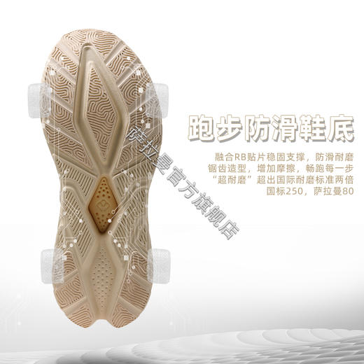 萨拉曼公路减震跑鞋运动鞋橡胶运动透气跑步防滑减震避震SLM96999 商品图2