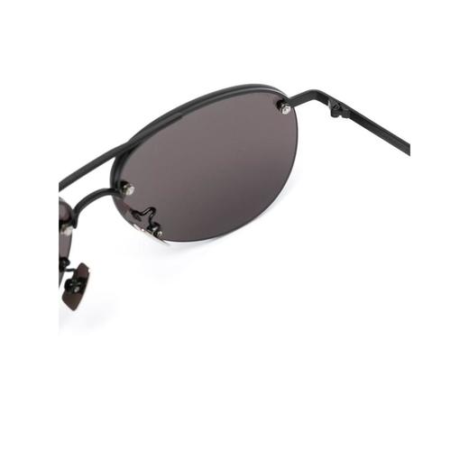 YSL 圣罗兰 男士黑色圆形太阳镜 商品图1