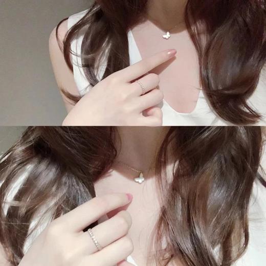 梵克雅宝 天然白贝母小蝴蝶项链/手链 商品图0