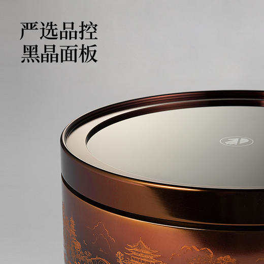 【特惠6折，仅1件，无货退款】晋芳电陶炉静音煮茶炉玻璃煮茶壶煮茶器1500W电热茶炉家用不锈钢烧水 富春山居电陶炉 商品图3