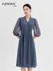 【通勤连衣裙】阿菁娜通勤松紧腰连衣裙F29X212033 商品缩略图4