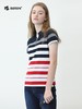 Boton_波顿夏季条纹Polo衫潮流休闲女装修身休闲短袖美式上衣LT209220 商品缩略图1