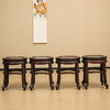 清 红木四足鸭蛋凳成堂（一堂四只） 商品缩略图0