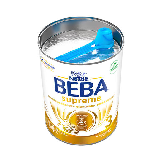 【跨境进口】 3段| 新版6种HMO | 泸州仓韵达发 效期27.1| 德国雀巢NestléBEBA版SUPREME婴幼儿奶粉3段 830g/罐| 报关后不支持退换货（每单限拍6罐 超出需分开下单） 商品图4