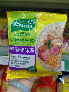家乐牌快熟通心粉(和风猪骨味汤)80g