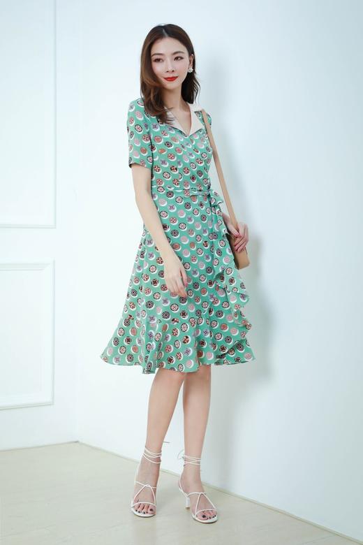 L.Fleuri 腰部系带连衣裙 12742 商品图4