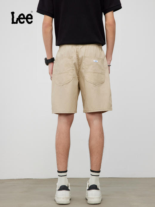 Lee商场同款轻薄卡其色工装男短裤布裤LMB200903100328AMS000 商品图1