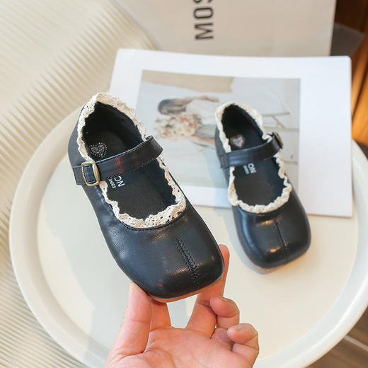 【新款韩版皮鞋，时尚单鞋爆款】2024春秋新款女童皮鞋 韩版软底软面 时尚单鞋 网红爆款 小中童跳舞鞋-QQ 商品图6