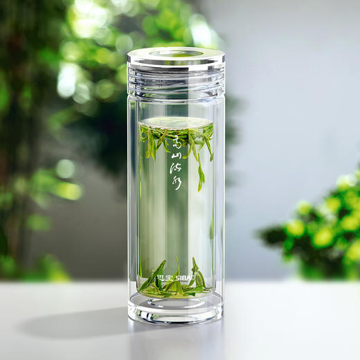 思宝双层厚底玻璃杯  高山流水 商品图1